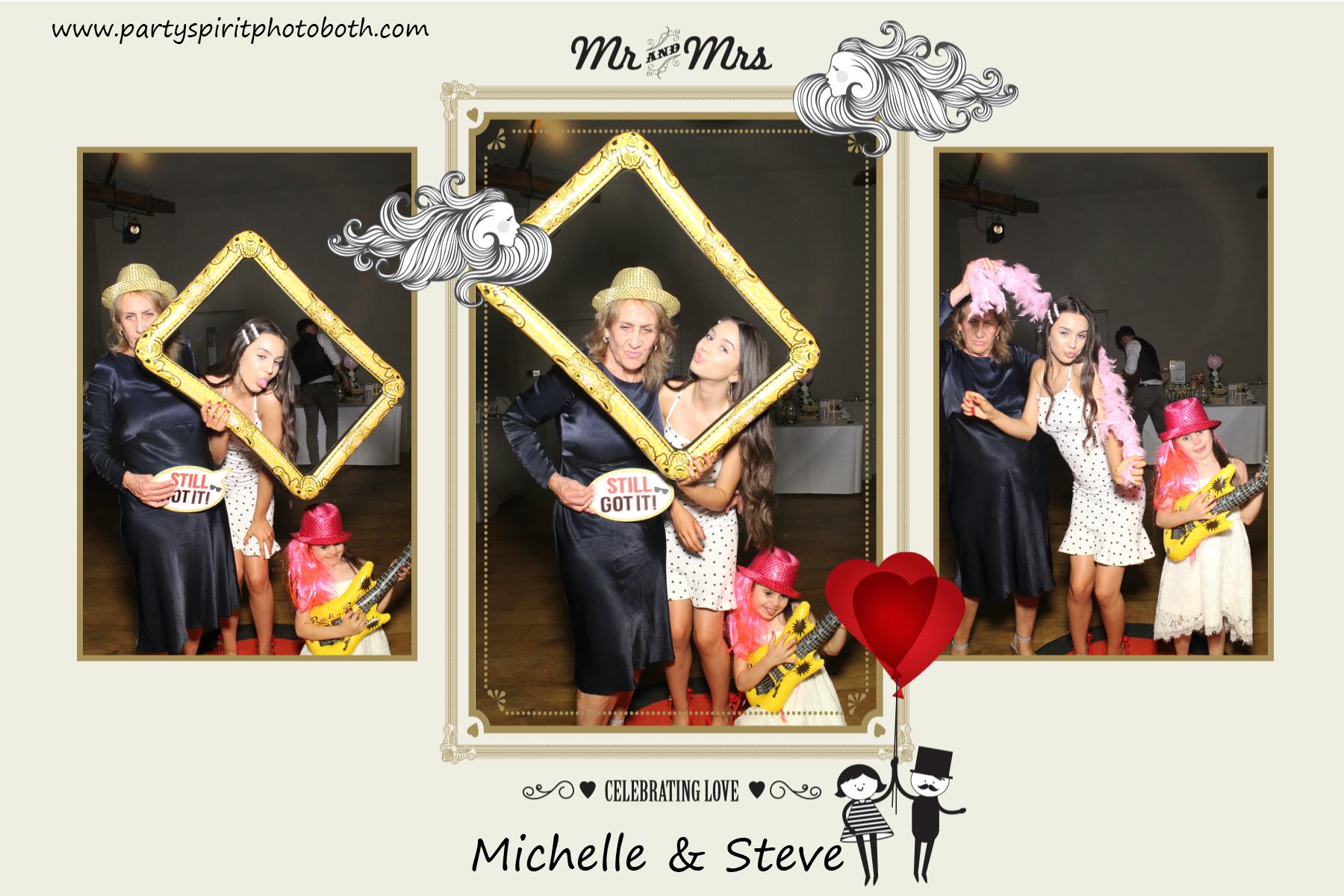 Michelle & Steve Wedding | View more photos from the event at gallery.partyspiritphotobooth.com/u/PartySpiritPhotoBooth/Michelle-Steve-Wedding